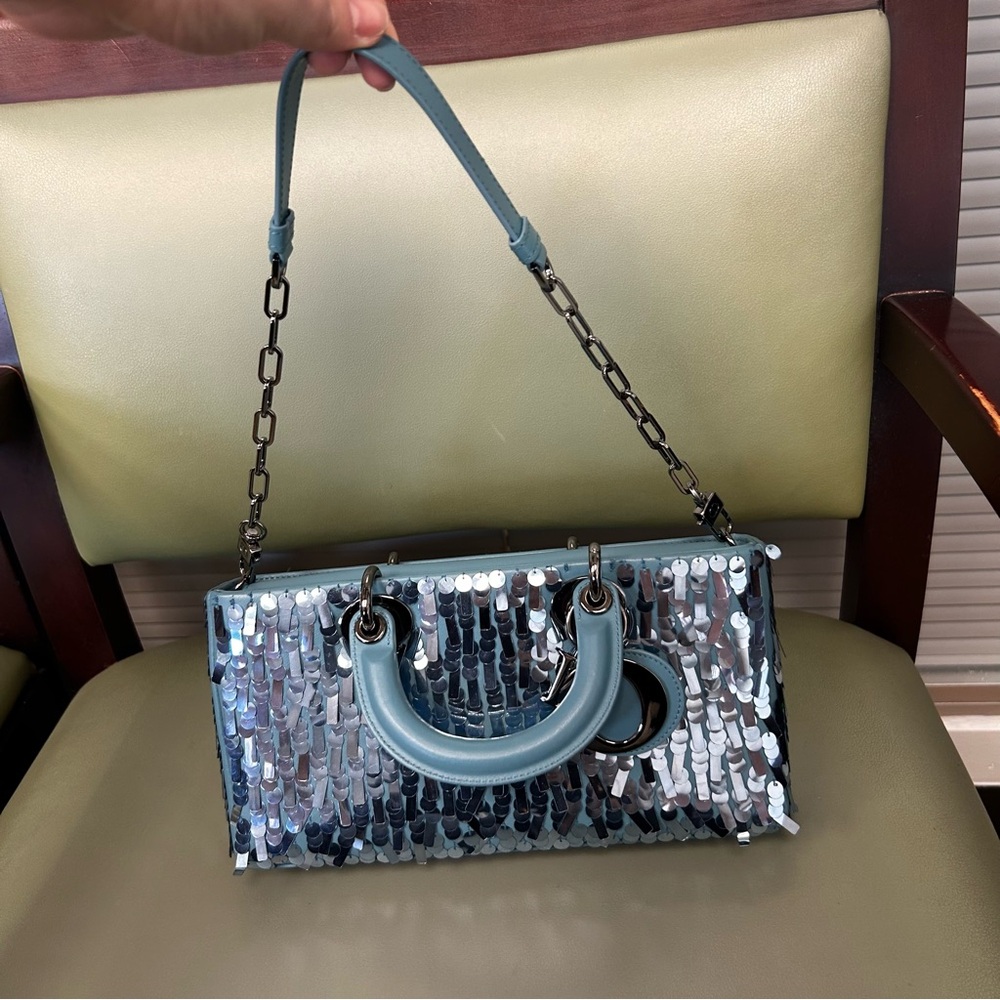 Christian Dior Sequin Lady D-Joy Handle - Picture 9 of 12